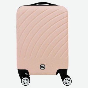 Чемодан жетский Airport розовый 8 колес, р S