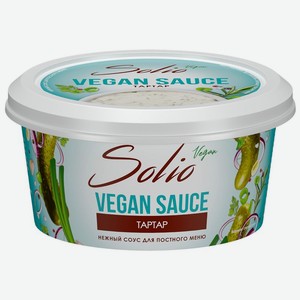 Соус Solio Тартар на основе растительных масел 25%, 160мл, 160 мл