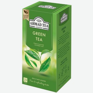 Чай зеленый Ahmad Tea Китайский 25х2г, 25 шт