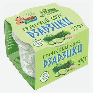 Соус G-balance греческий Дзадзики 6-8% 270 г