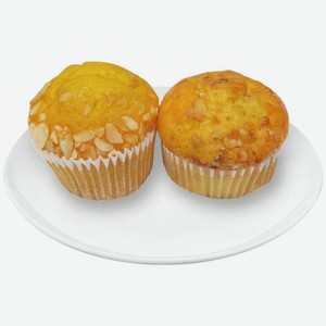 Набор Маффин Цитрусовый с арахисом и Морковный 100г, 100 г