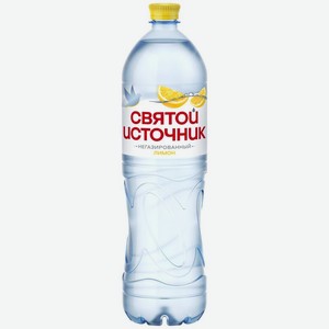 Вода Святой источник со вкусом лимона 1.5л, 1.5 л