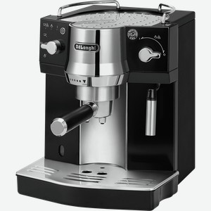 Кофеварка для молотого кофе DELONGHI Эспрессо, 1450Вт, 1л, 15 бар, черная, Арт. EC820.B
