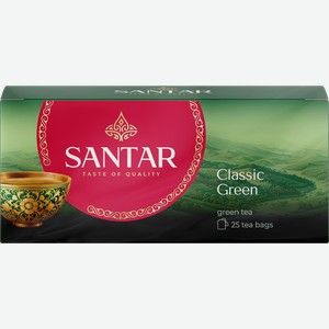 Чай зеленый SANTAR Classic Green, 25пак