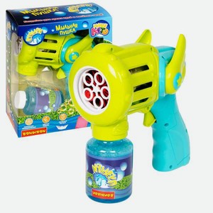 Генератор мыльных пузырей Bondibon Мыльная пушка вентилятор