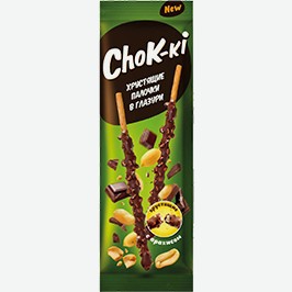 Соломка Чокки, Палочки В Глазури С Арахисом, 40 Г