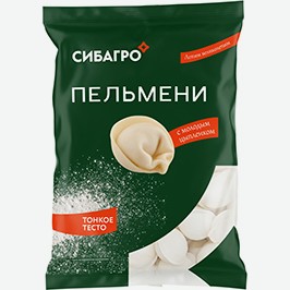 Пельмени Сибагро, С Молодым Цыплёнком, 800 Г
