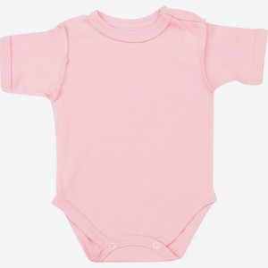 Боди дет LITTLE TIMES корот.рукав light pink р.74 EKL2205, Бангладеш