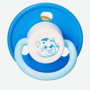 Соска-пустышка «Мама Тама» латексная синяя с рождения