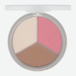 Палетка для скульптурирования лица 3в1 тон 01 Mixit Make Up
