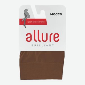 Коричневые колготки женские 50 den размер 4 Mocco Allure Brilliant Coloris