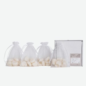 SPAFY Аромасаше для белья в шкаф яблоко, жасмин, персик, лаванда, 24шт. ароматы: зеленое яблоко, жасмин, персик, лаванда