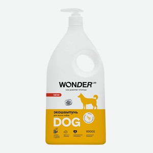 WONDER LAB Шампунь для собак и щенков без запаха, 1000 мл