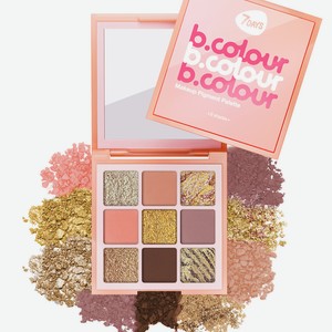 7DAYS Тени для век палетка матовые блестящие нюд, 01 Luxury life