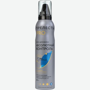 Мусс д/укладки волос Прелесть PRO сверхсильной фиксации ,160
