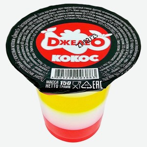 Пудинг «Джелео» с кокосовым молоком охлажденный, 150 г