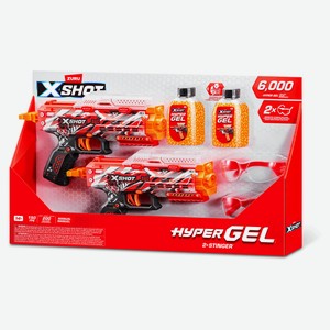 Набор игровой ZURU X-Shot HYPERGEL Стингер ДУО