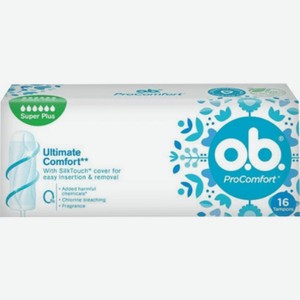 Тампоны O.B. ProComfort Super Plus 16шт., 16 шт
