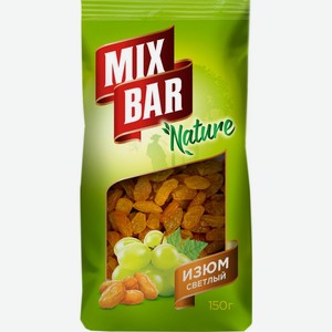 Изюм Mixbar сушеный без косточки светлый 150г, 150 г