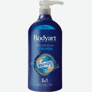 Гель для душа Bodyart Energy 3в1 for Men 750мл, 750 мл