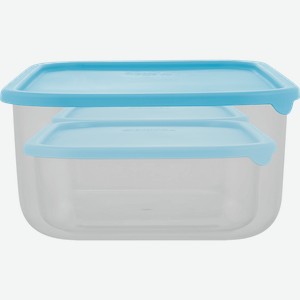 Контейнер для продуктов SUGAR&SPICE Vanilla, с гибкой крышкой, 4.5л, 1лх2шт, Арт. SE1678_Л, 3шт