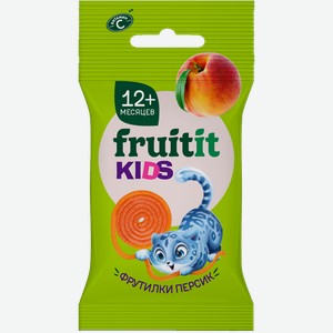 Пастилки FRUIT IT KIDS Фрутилки Персик, с 12 месяцев, 15г