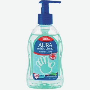 Мыло Жидкое Аура Антибактер. Увлажняющее 300мл