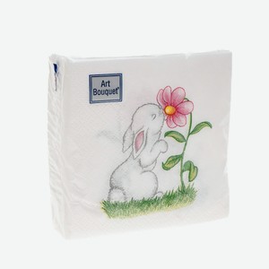 Салфетки Стол. Арт Букет Милый Зайчк 2сл 30 Шт