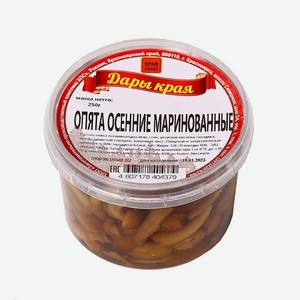 Грибы Опята Маринованные 250г Крайпотребсоюз