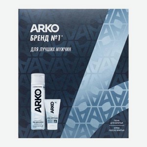 Подарочный набор для бритья Sensitive Пена 200мл + Крем после бритья 50мл в ассортименте