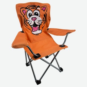 Стул детский складной с подлокотниками оранжевый, 34х34х63 см