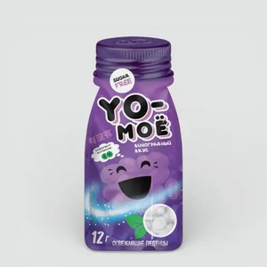 Освежающие леденцы «ТМ Yo-моё» со вкусом винограда, 12 г