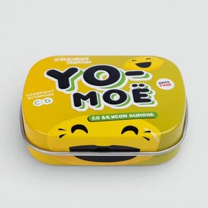 Освежающие леденцы «ТМ Yo-моё» со вкусом лимона, 16 г