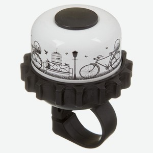 Звонок STG с картинкой велосипедом