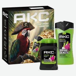 Набор подарочный для мужчин «Акс» Эпик Фреш парфюмированный Гель для душа и шампунь 3в1 250 мл + Дезодорант стик 50 мл