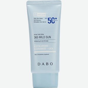 DABO Смягчающий солнцезащитный крем SPF50+ PA++++ Hyalthecera 365 Mild Sun, 50 мл