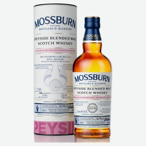 Виски Mossburn Signature Casks Speyside в подарочной упаковке Шотландия, 0,7 л