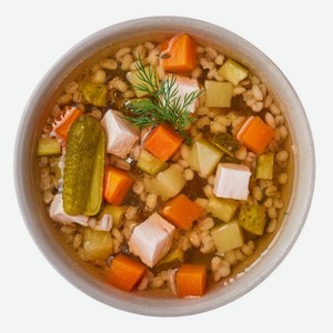 Рассольник с курицей Шеф Перекрёсток 300г, 300 г