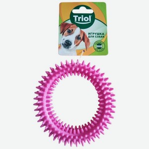 Игрушка для собак Triol Кольцо с шипами 115мм в ассортименте 1шт., 1 шт