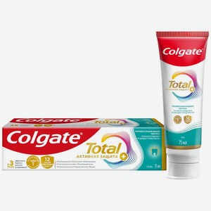 Зубная паста Colgate Total 12 профессиональная чистка гель 75мл, 75 мл