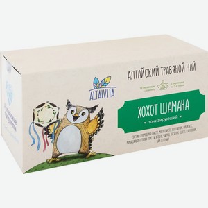 Чай травяной AltaiVita Хохот Шамана тонизирующий 10х4г, 10 шт