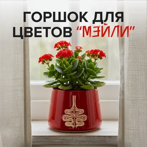 Горшок для цветов  Мэйли , в ассортименте