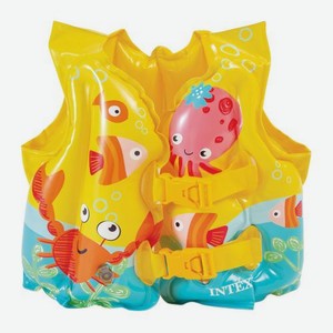 Жилет надувной Intex 59661NP Тропические друзья
