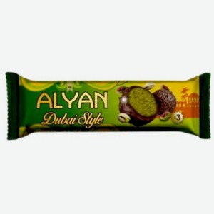 Шоколад молочный Alyan Truffino Dubai Style с фисташковым кремом и кнафе, 39г