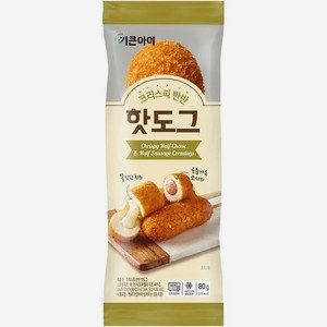 Корн-дог с сосиской с сыром, 80г