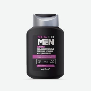 БЕЛИТА Лосьон после бритья для кожи, склонной к раздражениям, без спирта Belita For Men, 250мл