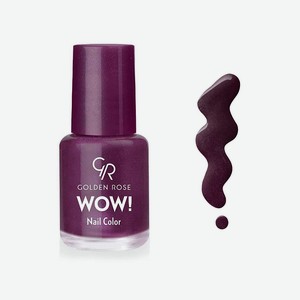 GOLDEN ROSE Лак для ногтей WOW! Nail Color Clear, №64