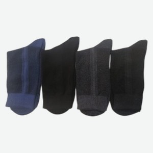 Носки мужские классика-сетка, удлиненные из смешанной пряжи