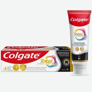 Зубная паста Colgate Total Глубокое Очищение с древесным угл