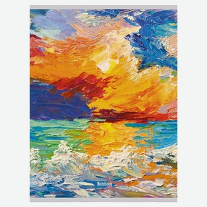 Тетрадь для конспектов Listoff клетка А4, 60 л, 1 шт, в ассортименте